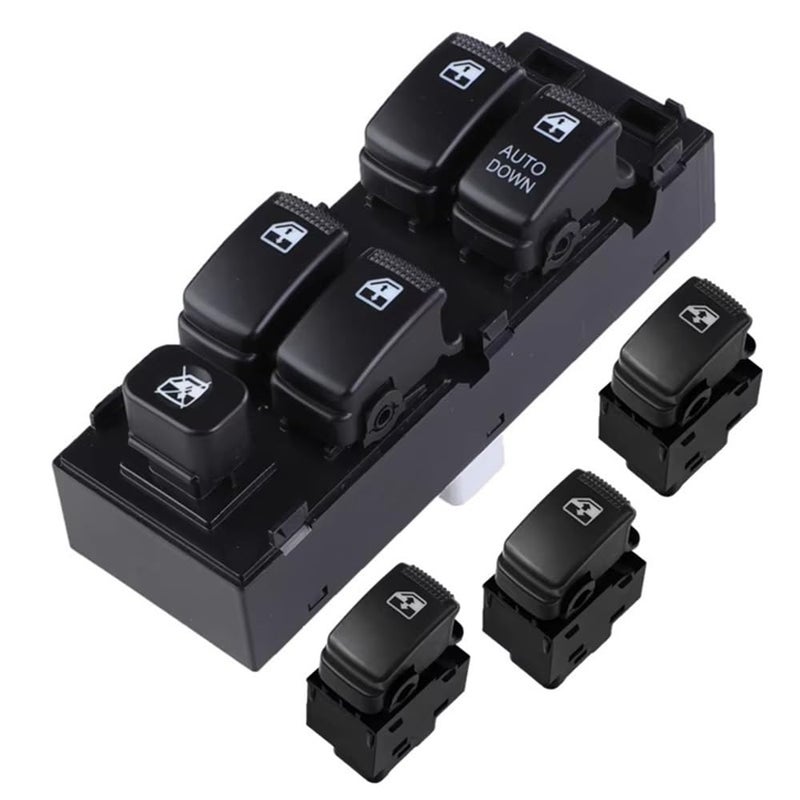 هيونداي جيتز 2003-2010 مفتاح زجاج كهربائي يمين مجموعة 93570 1C110 - Image 1