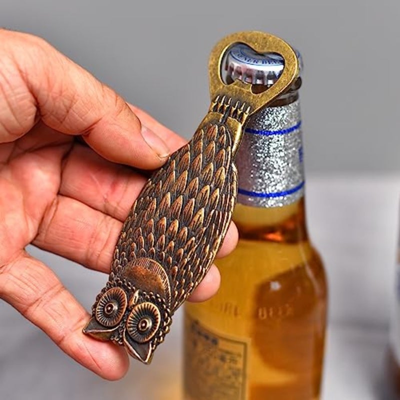 Beer Bottle Opener Owl Cool Bottle Opener for Bar Tool, Soda and Beer Cap Remover, Cool and Fun Gadget - Image 3