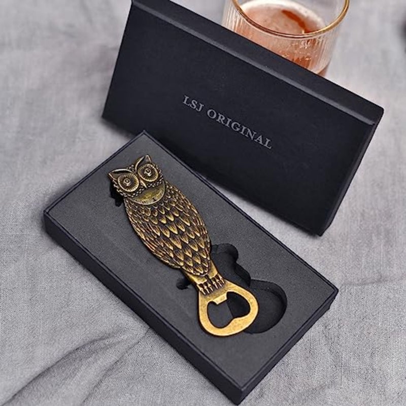 Beer Bottle Opener Owl Cool Bottle Opener for Bar Tool, Soda and Beer Cap Remover, Cool and Fun Gadget - Image 2