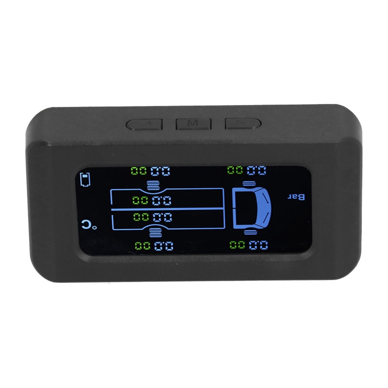 Tire Pressure Monitor 0‑8.5Bar: 6 Sensors, 23Ft Receiving Distance - Real-Time Alarm, Solar/USB Charging for Truck Drivers & Commercial Vehicle Operators - Image 4