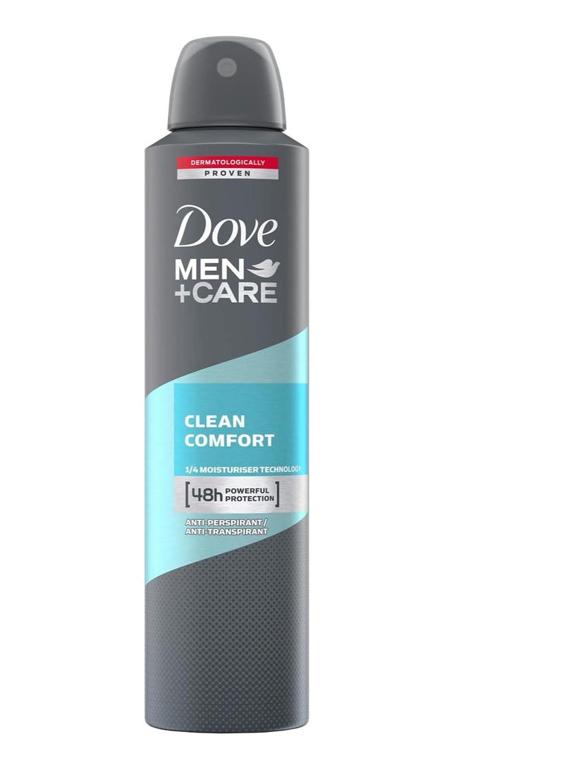 مزيل العرق مين + كير كلين كومفورت إيروسول 250 مل