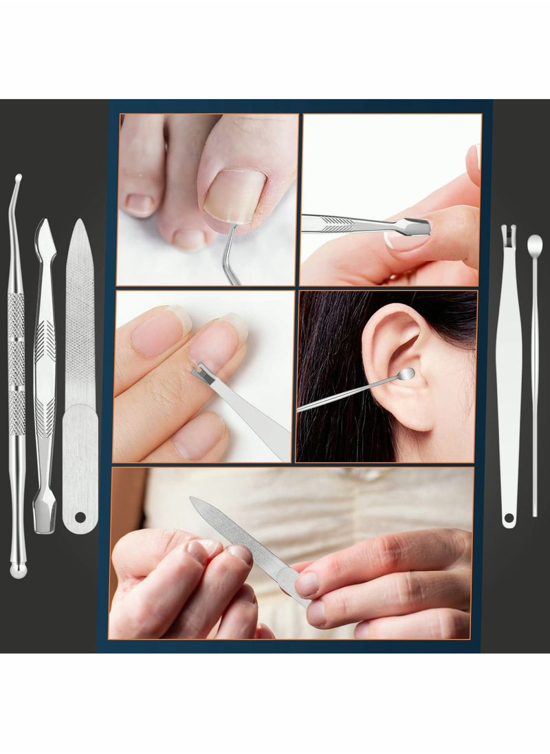 Generic - Toenail Clippers for Thick and Ingrown Nails, Black Nail Clipper Kit and Professional Podiatrist Toenail Clippers Heavy Duty Nail Scissors - Image 1