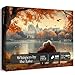 PICKFORU Whispers by The Lake Jigsaw Puzzles 1000 Pieces Vintage Autumn Romantic Grandparents Love Puzzles for Adults Retro Theme as Home Decor - Image 2