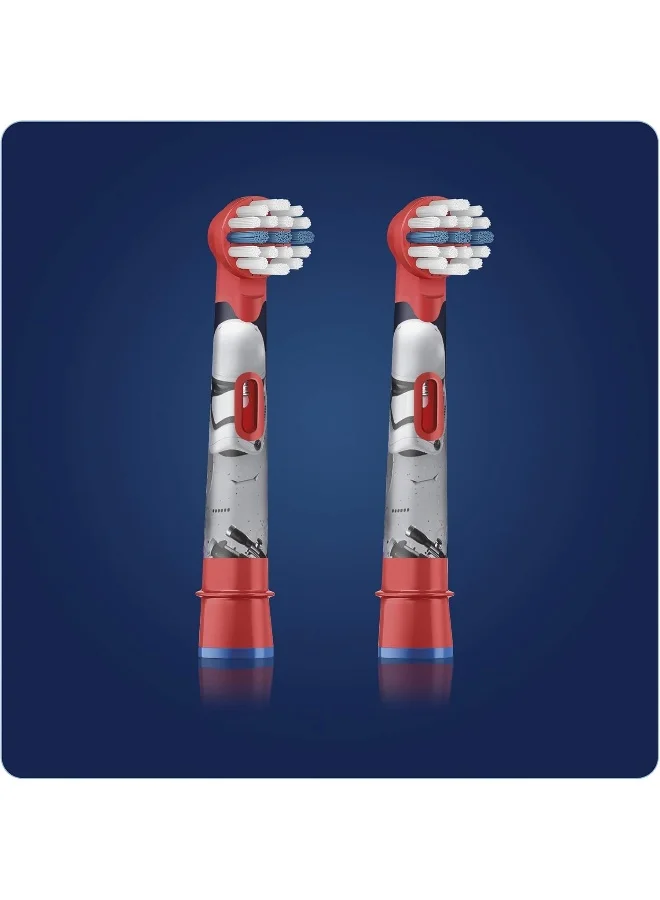 Oral-B Oral-B EB10S-2 SW - Kids Brush heads Star wars; Extra Soft, Gentle on Gums &Tough on Cavities