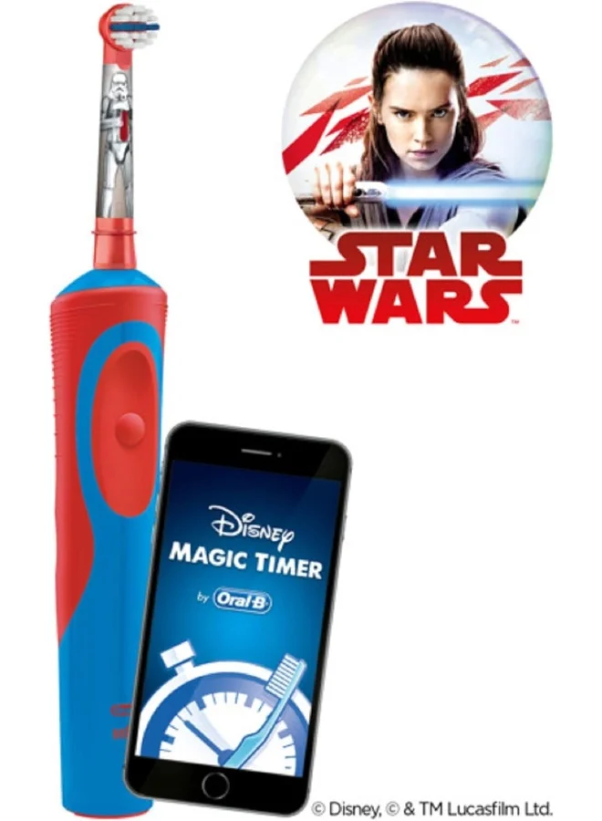 Oral-B Oral-B EB10S-2 SW - Kids Brush heads Star wars; Extra Soft, Gentle on Gums &Tough on Cavities
