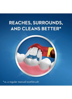 Oral-B EB10S-2 SW Kids Electric Rechargeable Toothbrush Heads Replacement Refills Featuring Star Wars Characters - Pack Of 2  - Image 5