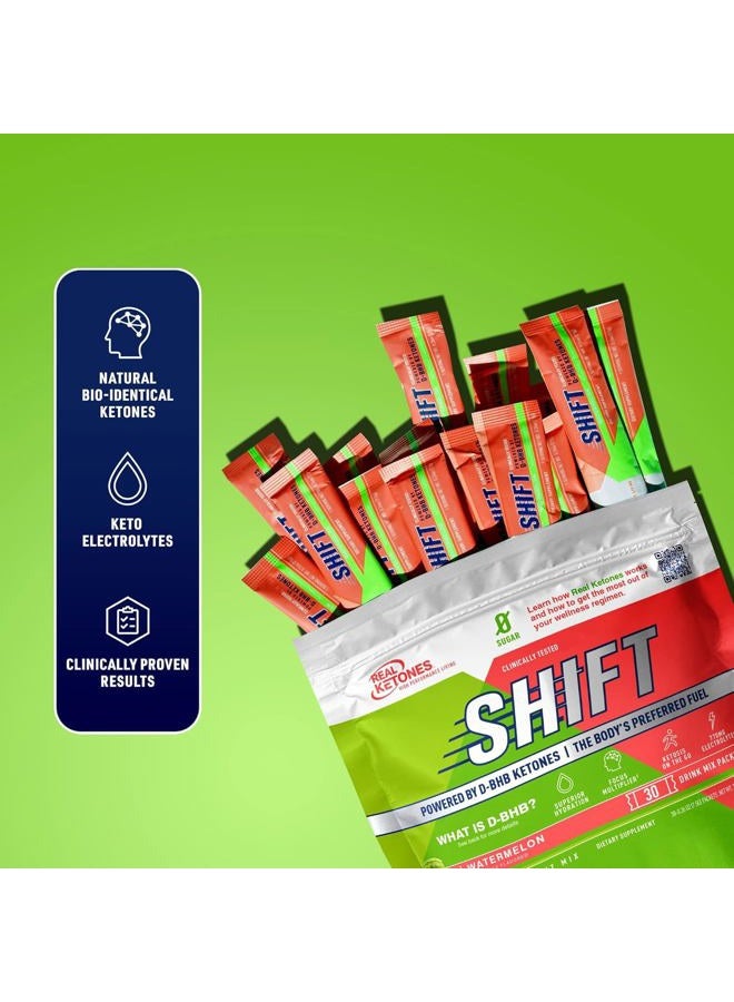 Real Ketones بكيت مشروبات الكيتون الخارجية BHB مع إلكتروليتات كيتو بدون سكر - 30 حبة بنكهة البطيخ - Image 5