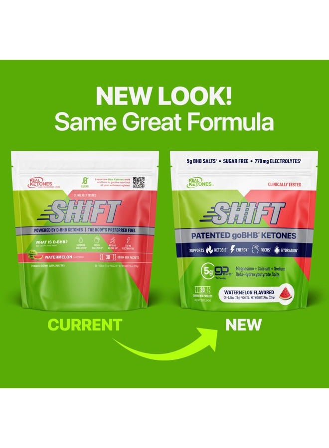 Real Ketones بكيت مشروبات الكيتون الخارجية BHB مع إلكتروليتات كيتو بدون سكر - 30 حبة بنكهة البطيخ - Image 2
