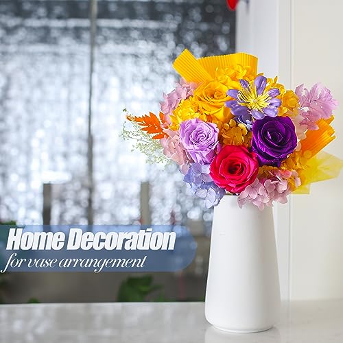 QOEAZY Flowers for Delivery, Preserved Flowers Bouquet with Gift Box, Rose Gifts for Women Mom Grandma - Image 4