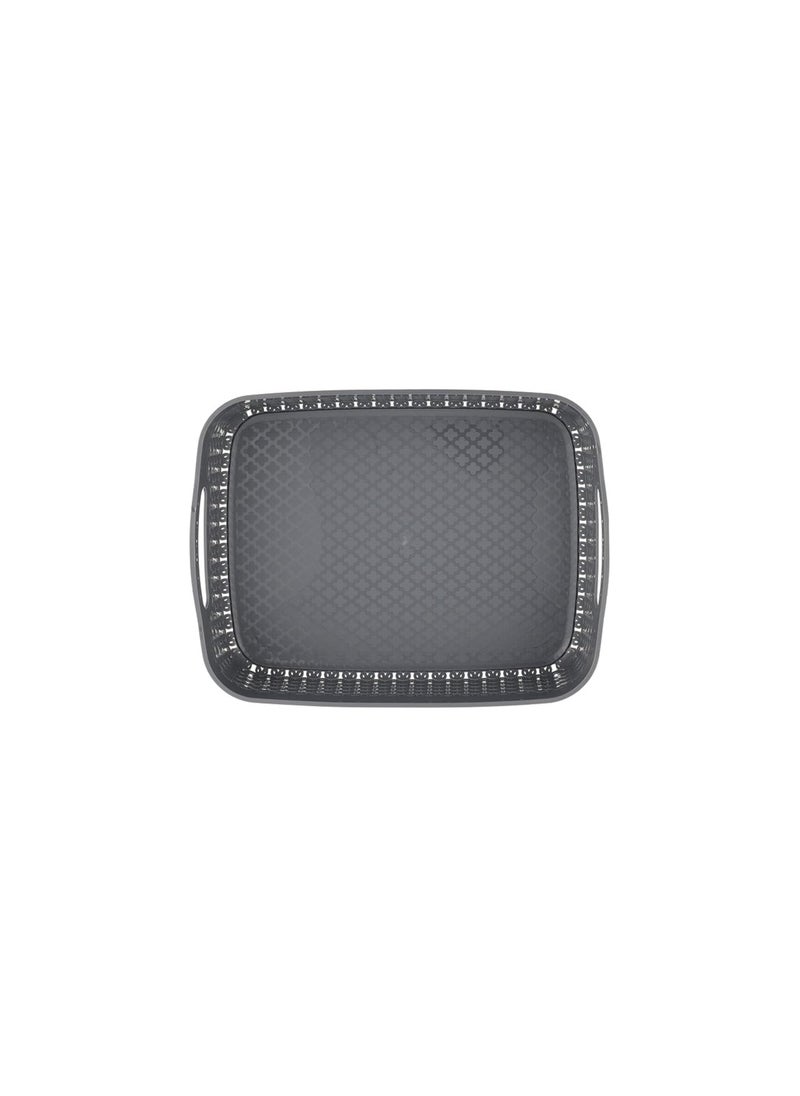 Elhelal & Golden Star Egypt - Turt multi-use basket large gray - Image 1
