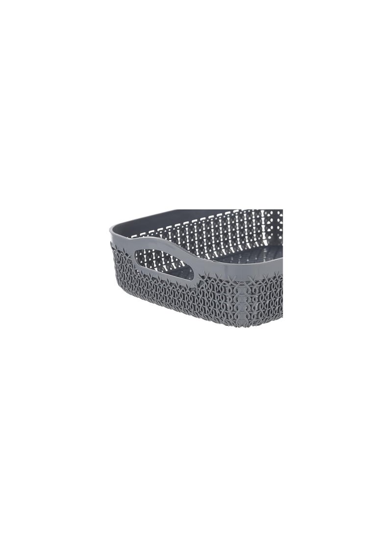 Elhelal & Golden Star Egypt - Turt multi-use basket large gray - Image 1
