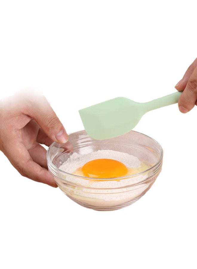 Baijie Silicone Scraper, Oil Brush, Egg Beater, Stainless Steel Strainer, Spatula, Four-In Set, Baking Tools - Image 1