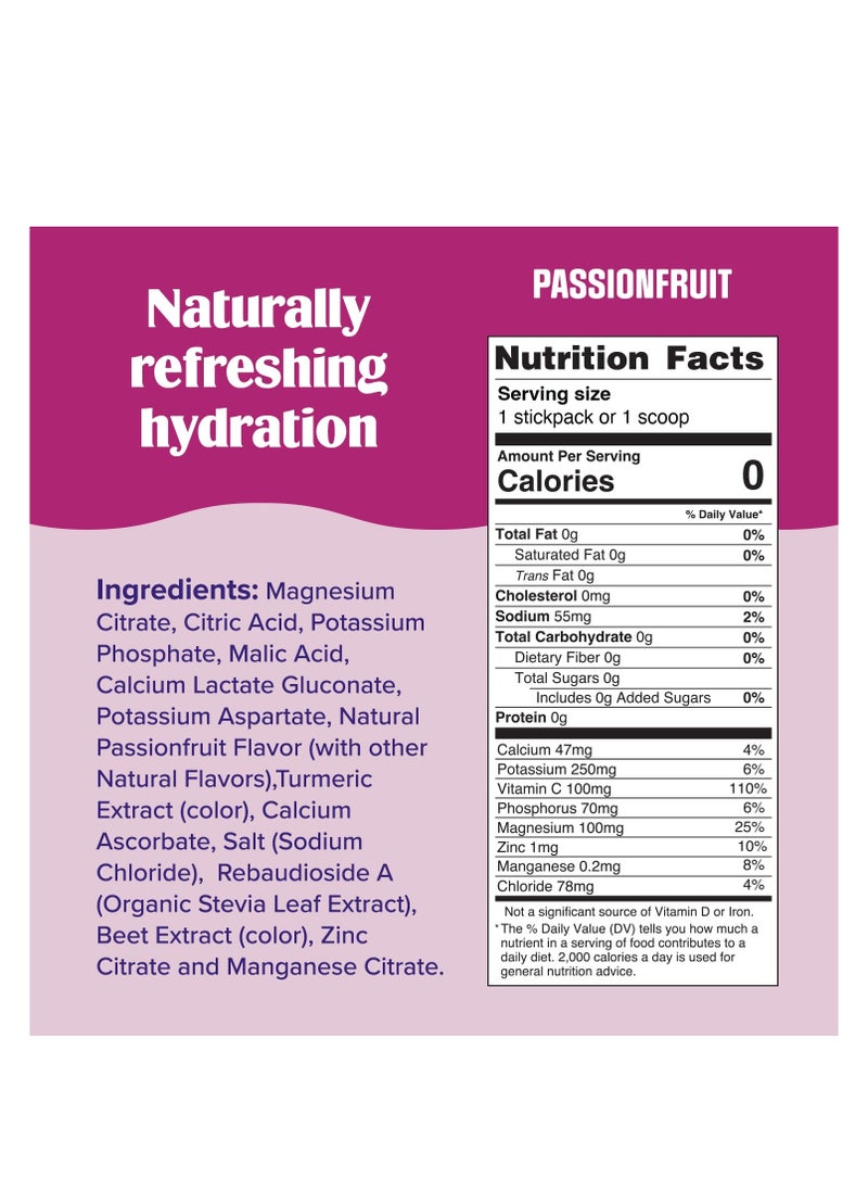 Daily Electrolyte Powder Drink Mix – Passionfruit, 20 Stickpacks – Hydration Packets with 6 Electrolytes and Trace Minerals – Keto Friendly, Non-GMO and Sugar-Free - pzsku/Z4F1D9A6F77A0BEFE8B53Z/45/1741272633/bb0db490-ccd2-46cd-9a24-dfa92dffbb44