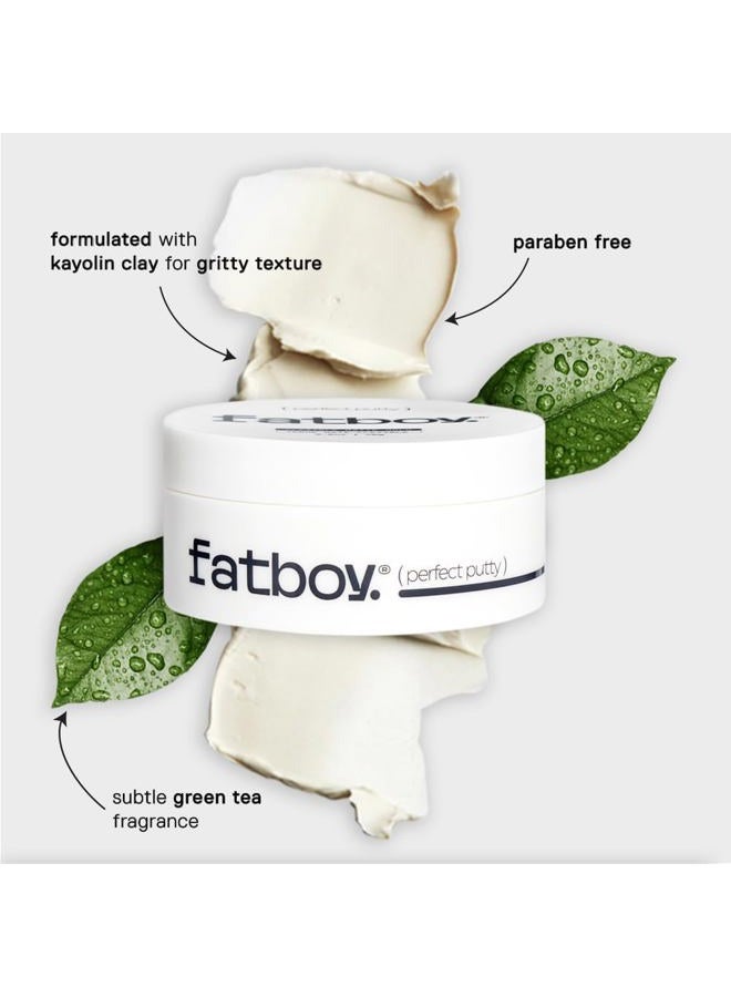 Perfect Putty, Styling Kaolin Clay Putty, Medium Hold for Volume & Texture, Matte Finish, Hair Care for All Hair Types, Flexible Lightweight Formula, Paraben Free, Color Safe, 2.6 Oz
