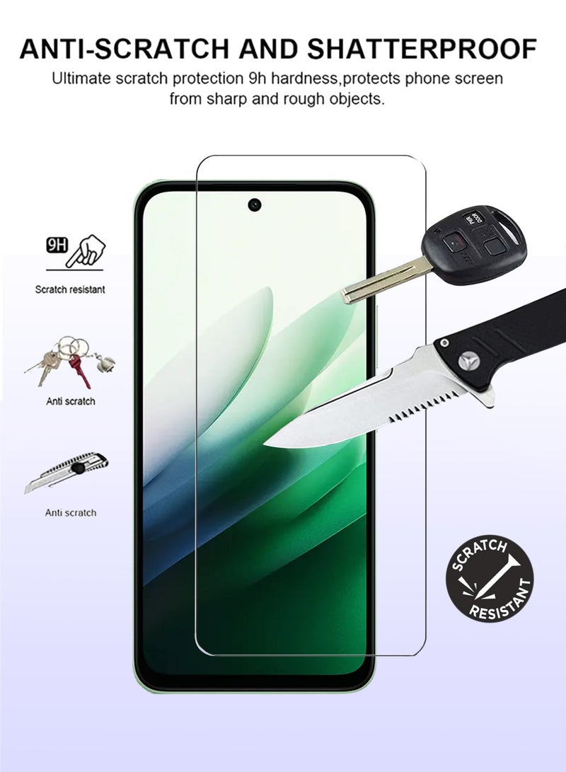 Xiaomi Redmi 15 5G Tempered Glass Screen Protector - High Transparency, Delicate Touch, Anti-Explosion, Smooth Arc Edges, Easy Installation, Screen Protector for  Xiaomi Redmi 15 - Image 2