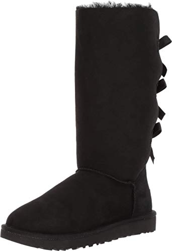 UGG حذاء UGG النسائي بايلي باو تال II، أسود، 07 - Image 4