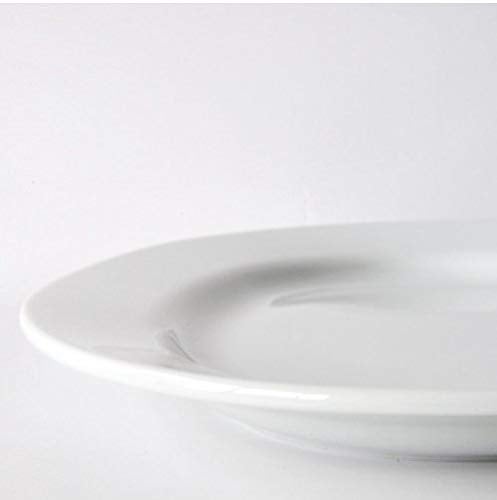 ALESSI A di Alessi 8-3/4-Inch Platebowlcup Soup Bowl  White Porcelain  Set of 4 - - Image 3