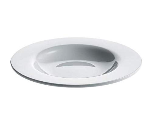 ALESSI A di Alessi 8-3/4-Inch Platebowlcup Soup Bowl  White Porcelain  Set of 4 - - Image 2