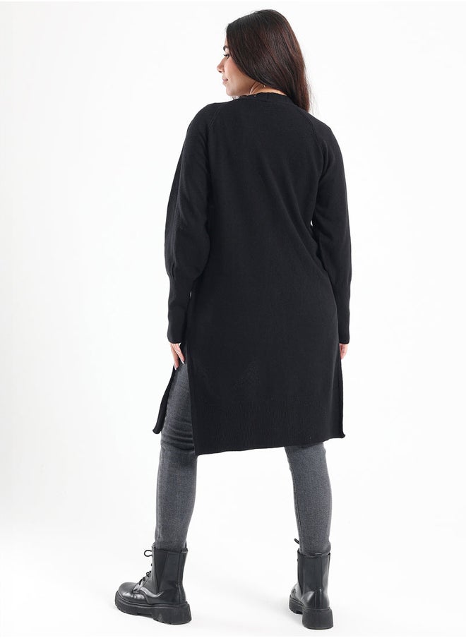 Clue - Midi Cardigan with 3 Buttons - Image 1