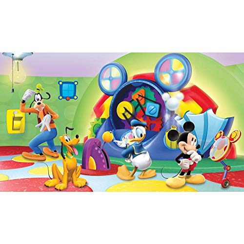 RoomMates Disney Mickey Friends Clubhouse Capers Peel and Stick Wall Mural by RoomMatesJL1317M