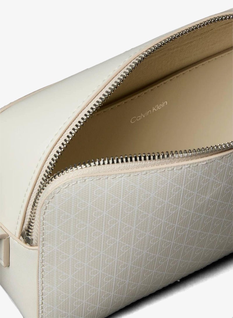 CALVIN KLEIN Allover Monogram Logo Camera Bag - Image 3