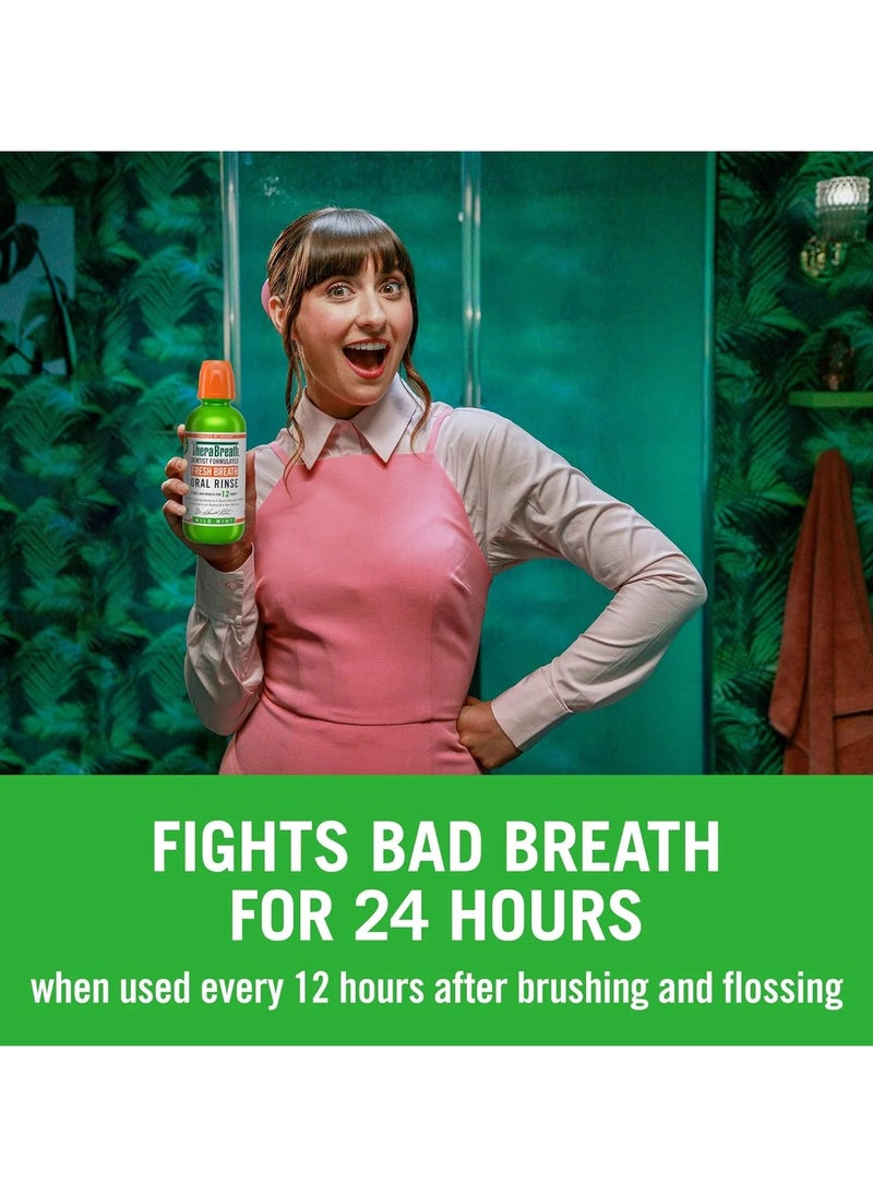 The Breath Co. Fresh Breath Oral Rinse Mild Mint 16 fl oz (500ml)  - Image 2
