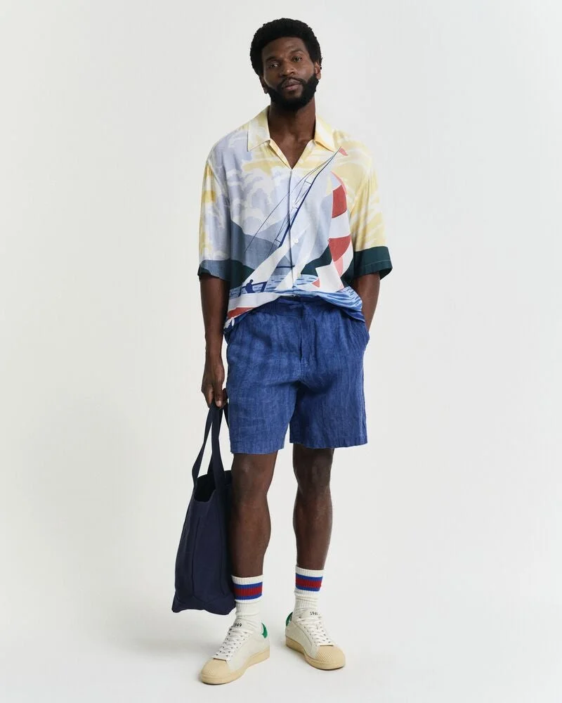 GANT  Relaxed Fit Sailing Scene Short Sleeve Shirt for Men | Best Price UAE