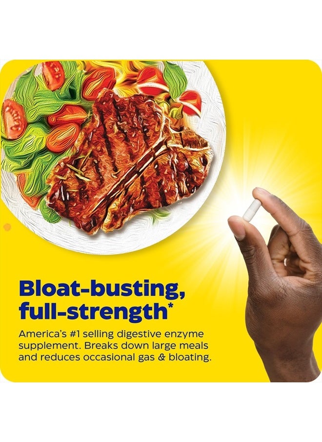ENZYMEDICA - Digest Gold + ATPro, Maximum Strength, Fast-Acting, Helps Digest Large Meals, Prevents Bloating and Gas, 180 Count (FFP) - Image 1