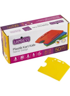 Lamiess Lms 214 Horizontal Plastic Card Holder Yellow 