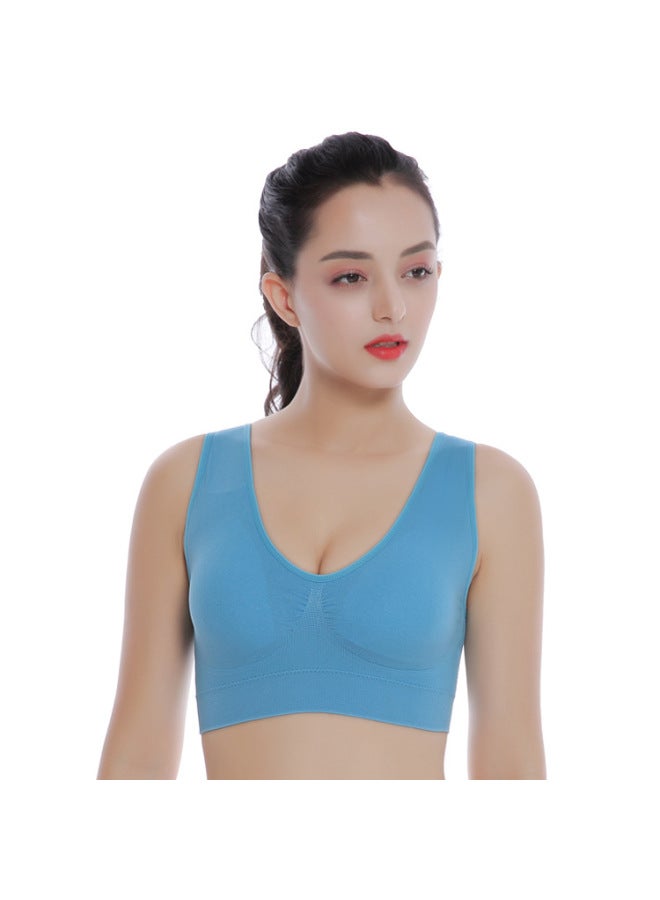 Spot Double-layer Seamless Large Size Sports Bra No Steel Ring Seamless Yoga Adjustable Underwear Women