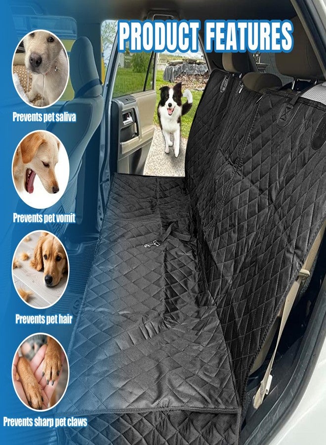 Wogomz Dog Car Seat Cover for Backseat, Scratchproof & Waterproof Pet Bench Car Seat Covers, Auto Rear Seats Cover Fits Armrest & Seatbelt, Nonslip Backseat Protector for Cars Trucks SUVs - Image 5