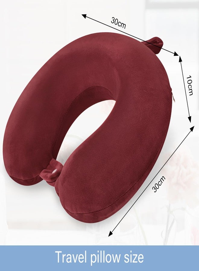 Gosider Travel Neck Pillow Memory Foam U Shape Neck Pillow for Travel Pillow Comfortable Head Neck Support Airplane Pillow for Traveling Car Home Office Travel Neck Flight Pillow - Image 3