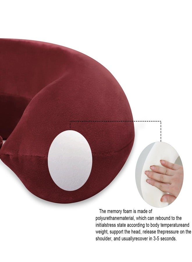Gosider Travel Neck Pillow Memory Foam U Shape Neck Pillow for Travel Pillow Comfortable Head Neck Support Airplane Pillow for Traveling Car Home Office Travel Neck Flight Pillow - Image 5