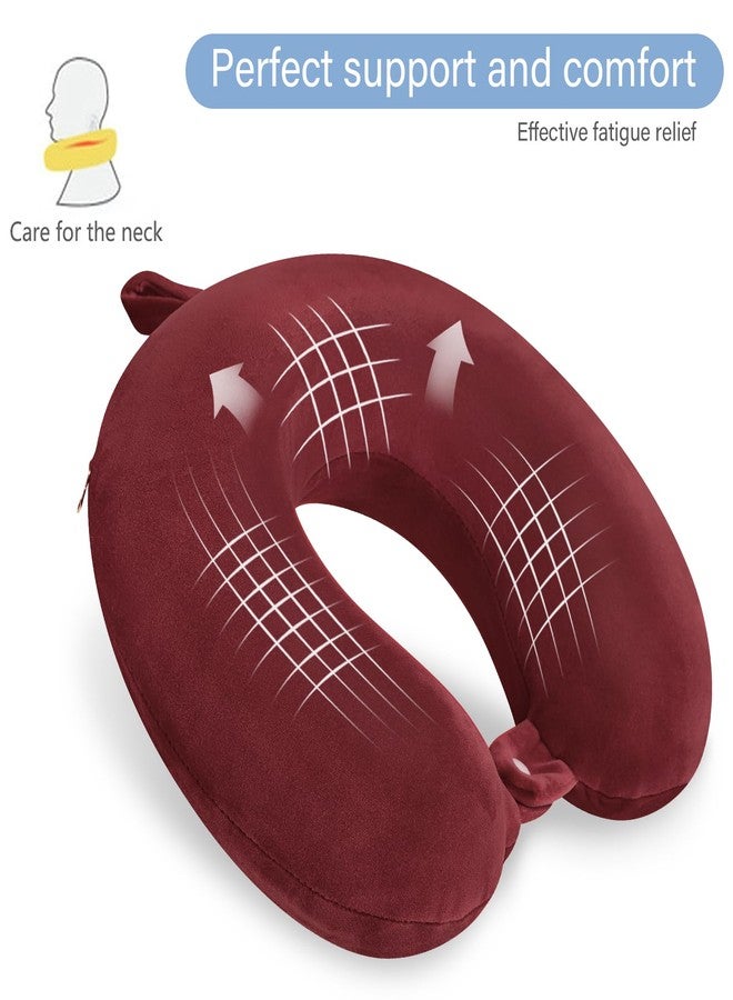 Gosider Travel Neck Pillow Memory Foam U Shape Neck Pillow for Travel Pillow Comfortable Head Neck Support Airplane Pillow for Traveling Car Home Office Travel Neck Flight Pillow - Image 4