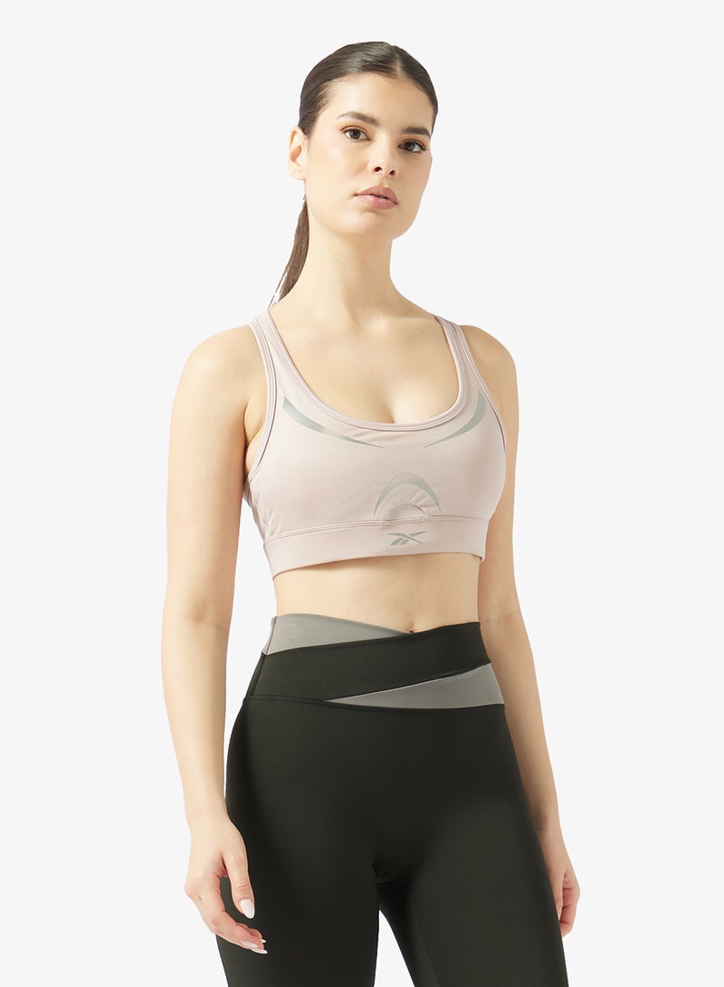 Reebok Lux Metallic Running Bra - Image 1