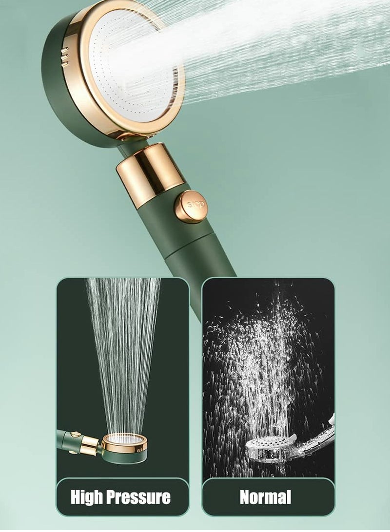 KASTWAVE Shower Head High Pressure, Ionic Filter, Water Saving, 3 Modes, Water Stop Button - Image 4