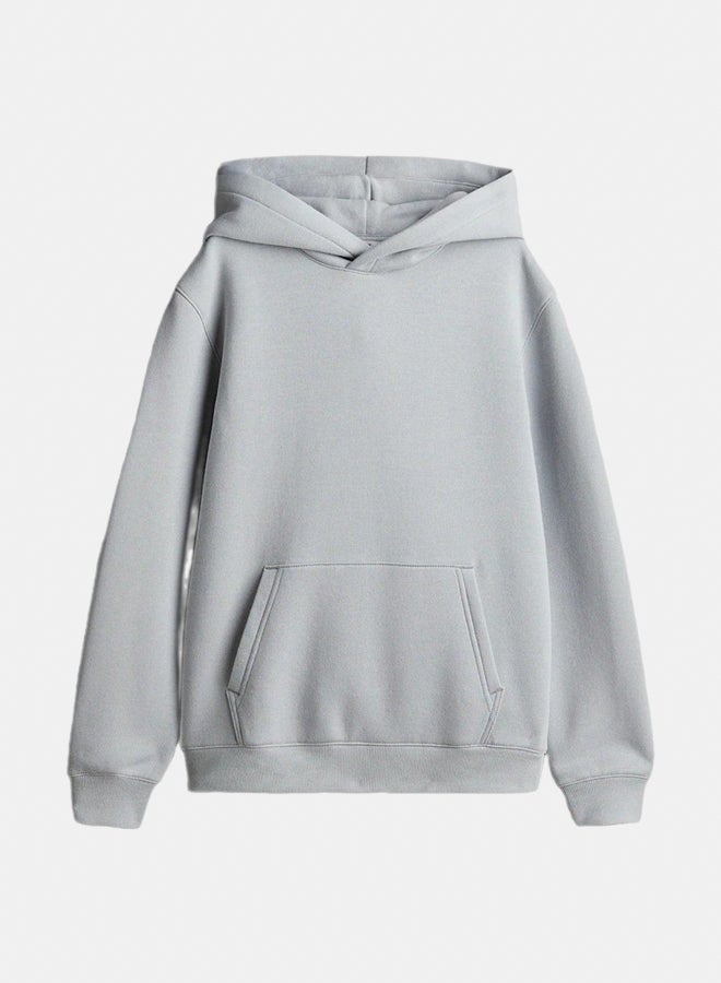 Essentials, cloud-grey-hoodie-kids