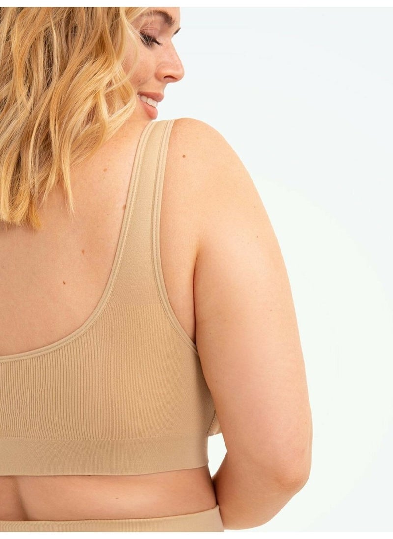 Mistirik Mystical Padded Supporting Bra Corset Skin Color  - Image 3