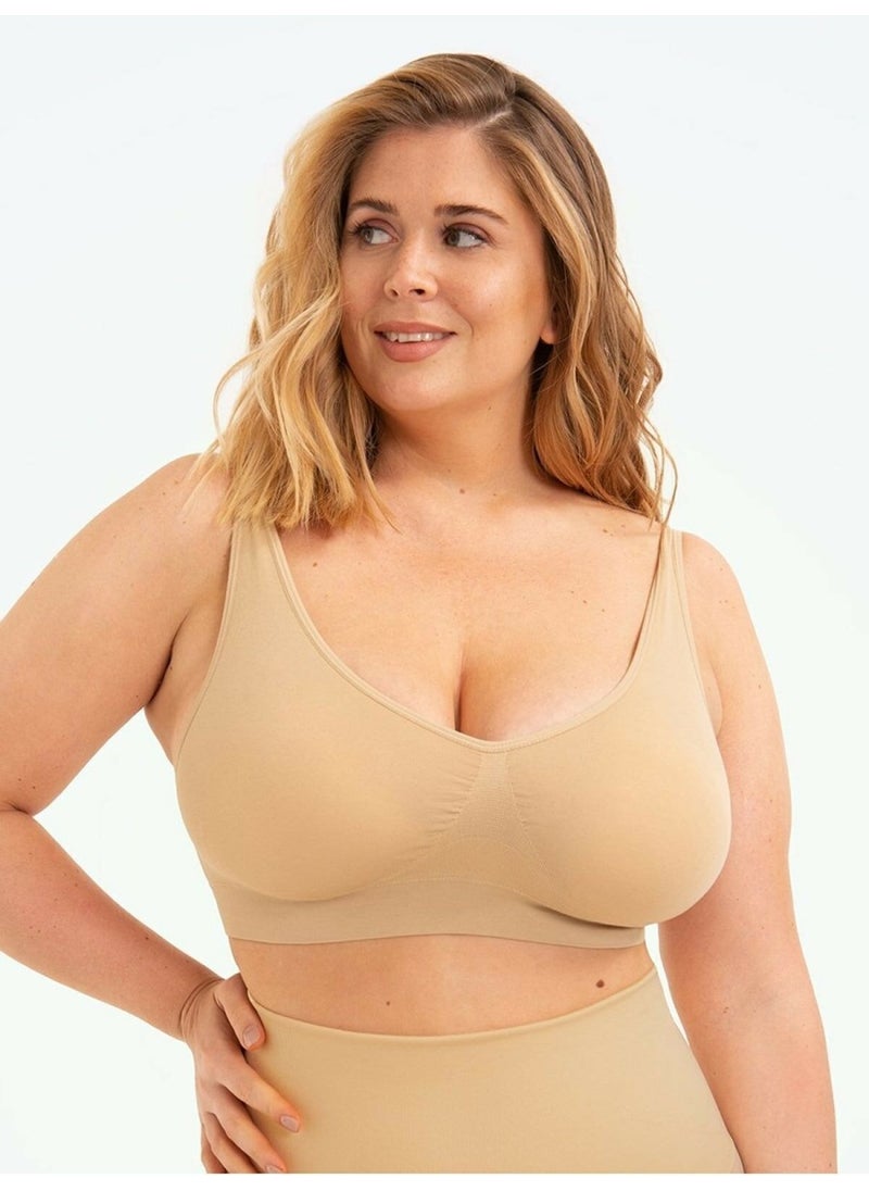 Mistirik Mystical Padded Supporting Bra Corset Skin Color  - Image 1