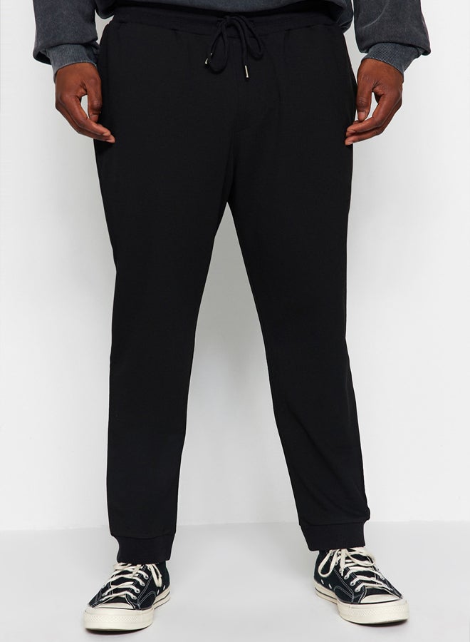 trendyol Plus Size Sweatpants - Black - Straight  - Image 1