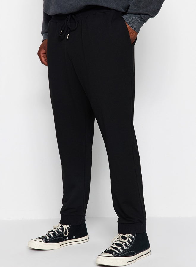 trendyol Plus Size Sweatpants - Black - Straight  - Image 5