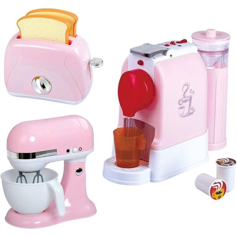 PlayGo Deluxe Kitchen Appliances Trio Set (Pink) - Image 2
