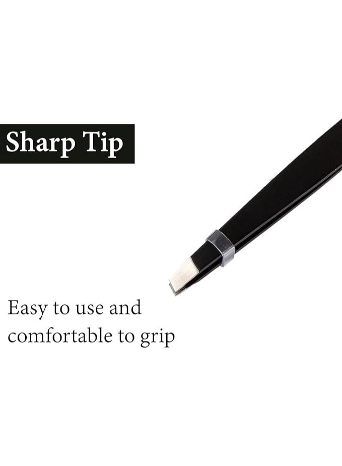 maya accessories unique Tweezer Facial Grooming, Eyebrow Shaping for Men & Women-BLACK 1PC - Image 2