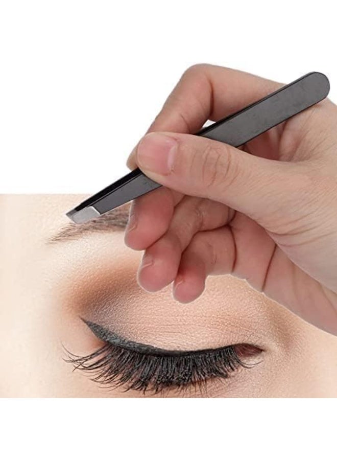 maya accessories unique Tweezer Facial Grooming, Eyebrow Shaping for Men & Women-BLACK 1PC - Image 3