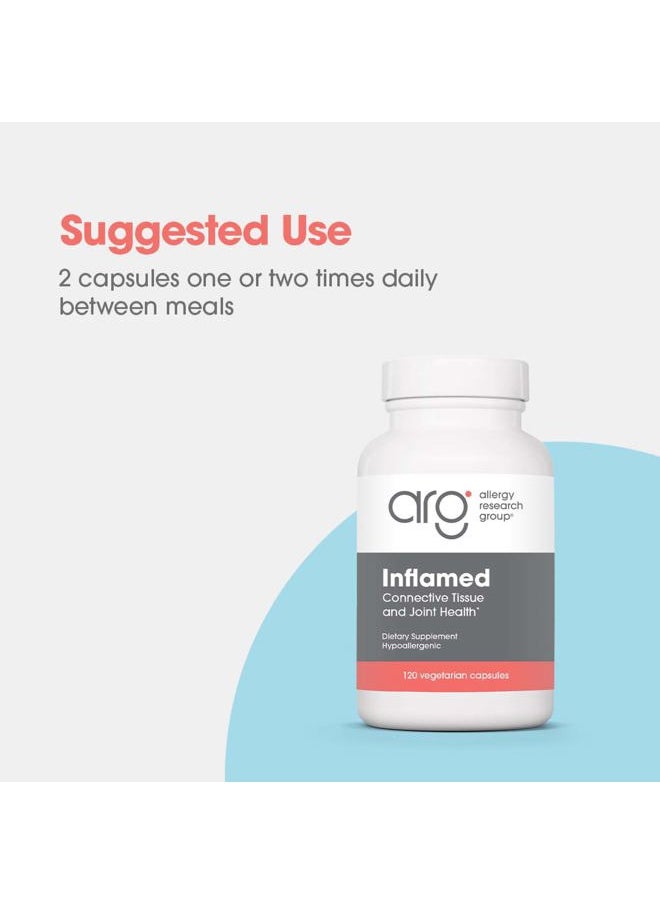 Allergy Research Group - InflaMed Joint Health Supplement - Joint Support Supplement for Men & Women, Molybdenum, Turmeric, MSM, Boswellia,Connective Tissue Health - 120 Count - Image 1