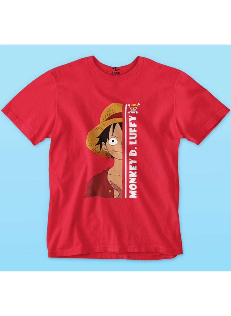 ZOOM D. Luffy OnePiece T-shirt Design For Kids