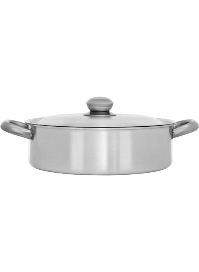 ROBUST aluminum cookware set with Robust steel handle,6 pieces, 18 / 22 / 26 / 30 / 26 / 26 cm - silver - Image 4