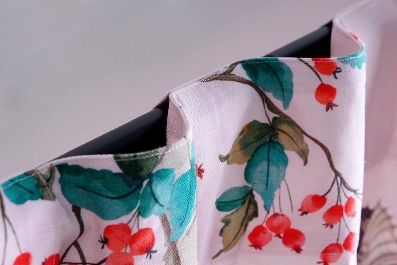 ميزون دي هيرمين Maison D 'Hermine 100 ٪ Cotton Curtain Bamboo Peach Stertains One لوحة لغرف المعيشة مكاتب غرف نوم مصممة مع جيب قضيب وحلقة سهلة التعليق 50 "x124" - Image 4