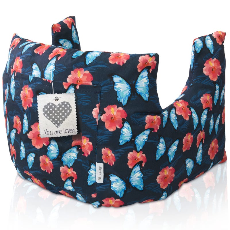 W&F HOME هدية لنجاة سرطان الثدي للنساء بعد جراحة استئصال الثدي وسادة بعد جراحة سرطان الثدي أو استعادة عملية قيصرية أو تقليل الثدي هدايا سرطان الثدي للنساء فراشات