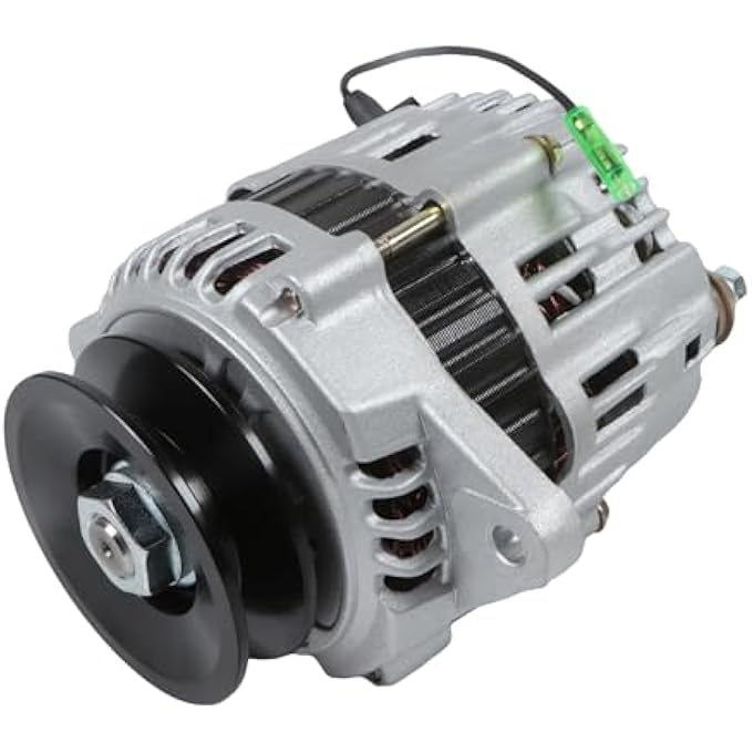 otobaijeni 8972283181 8972012810 LR150-714 Alternator 12V 50A Compatible with Isuzu Engine 4JB1 4JG1 4JG2 4LE1 4LE2 Excavator SOLAR 55 DH55 Engine Replacement Parts - Image 1